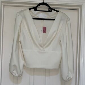 Vixen Bawdy Top in Ivory